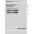 PIONEER DEH-2750MP/XM/GS Owners Manual PIONEER DEH-2750MP/XM/GS Owners Manual