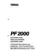 YAMAHA PF2000 Owners Manual YAMAHA PF2000 Owners Manual