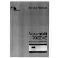 NAKAMICHI 700ZXE Service Manual NAKAMICHI 700ZXE Service Manual