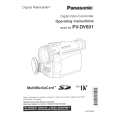 PANASONIC PVDV601 Owners Manual PANASONIC PVDV601 Owners Manual