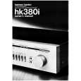 HARMAN KARDON HK380I Owners Manual HARMAN KARDON HK380I Owners Manual