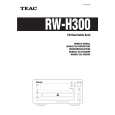 TEAC RWH300 Owners Manual TEAC RWH300 Owners Manual