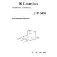 ELECTROLUX EFP6406G/S Owners Manual ELECTROLUX EFP6406G/S Owners Manual