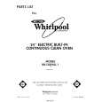 WHIRLPOOL RB120PXK1 Parts Catalog WHIRLPOOL RB120PXK1 Parts Catalog