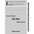PIONEER GM-X644 Owners Manual PIONEER GM-X644 Owners Manual