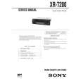 SONY XRT200 Service Manual SONY XRT200 Service Manual