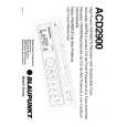 BLAUPUNKT ACD2900 Owners Manual BLAUPUNKT ACD2900 Owners Manual