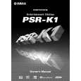 YAMAHA PSR-K1 Owners Manual YAMAHA PSR-K1 Owners Manual