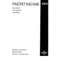 AEG FAV645WFP Owners Manual AEG FAV645WFP Owners Manual