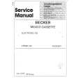 BECKER ELEKTRO.753 Service Manual BECKER ELEKTRO.753 Service Manual