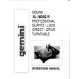 GEMINI XL-180QIV Service Manual GEMINI XL-180QIV Service Manual