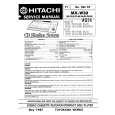 HITACHI MX-W30 Service Manual HITACHI MX-W30 Service Manual