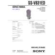 SONY SSV831ED Service Manual SONY SSV831ED Service Manual