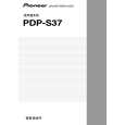 PIONEER PDP-S37/XTW/CN5 Owners Manual PIONEER PDP-S37/XTW/CN5 Owners Manual