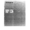 ROLAND HP126 Owners Manual ROLAND HP126 Owners Manual