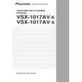 PIONEER VSX-1017AV-K/SPWXJ Owners Manual PIONEER VSX-1017AV-K/SPWXJ Owners Manual