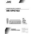 JVC HR-VP676U Owners Manual JVC HR-VP676U Owners Manual