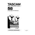 TEAC TASCAM58 Owners Manual TEAC TASCAM58 Owners Manual