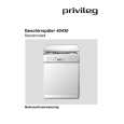 PRIVILEG 40430 -W 10137 Owners Manual PRIVILEG 40430 -W 10137 Owners Manual