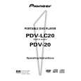 PIONEER PDV-LC20 Owners Manual PIONEER PDV-LC20 Owners Manual