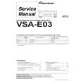 PIONEER VSA-E03/HVXJI Service Manual PIONEER VSA-E03/HVXJI Service Manual