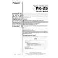 ROLAND PK-25 Owners Manual ROLAND PK-25 Owners Manual