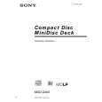 SONY MXDD400 Owners Manual SONY MXDD400 Owners Manual