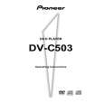 PIONEER DV-C503/KCXQ Owners Manual PIONEER DV-C503/KCXQ Owners Manual