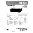 SONY CDX-7560 Owners Manual SONY CDX-7560 Owners Manual