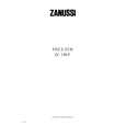 ZANUSSI ZC190F Owners Manual ZANUSSI ZC190F Owners Manual