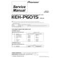 PIONEER KEH-P6015-3 Service Manual PIONEER KEH-P6015-3 Service Manual