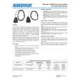 SHURE MX392 Owners Manual SHURE MX392 Owners Manual