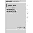 PIONEER DEH-1650B/XR/ES Owners Manual PIONEER DEH-1650B/XR/ES Owners Manual