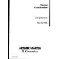 ARTHUR MARTIN ELECTROLUX AU8293C Owners Manual ARTHUR MARTIN ELECTROLUX AU8293C Owners Manual