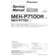 PIONEER MEH-P7100R/EW Service Manual PIONEER MEH-P7100R/EW Service Manual