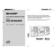 SHARP CDXP260WR Owners Manual SHARP CDXP260WR Owners Manual