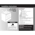 WHIRLPOOL GR450LXHB0 Installation Manual WHIRLPOOL GR450LXHB0 Installation Manual