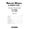 CASIO TV1750C Service Manual CASIO TV1750C Service Manual