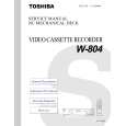 TOSHIBA W804 Service Manual TOSHIBA W804 Service Manual