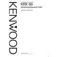 KENWOOD KRX69 Owners Manual KENWOOD KRX69 Owners Manual