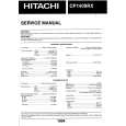 HITACHI CP1409RX Service Manual HITACHI CP1409RX Service Manual