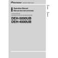 PIONEER DEH-5000UB/XS/EW5 Owners Manual PIONEER DEH-5000UB/XS/EW5 Owners Manual