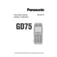 PANASONIC EB-GD75 User Guide PANASONIC EB-GD75 User Guide