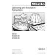 MIELE H395B Owners Manual MIELE H395B Owners Manual
