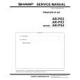 SHARP AR-PE2 Parts Catalog SHARP AR-PE2 Parts Catalog