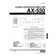 YAMAHA AX550 Service Manual YAMAHA AX550 Service Manual