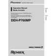 PIONEER DEH-P760MP/XN/UC Owners Manual PIONEER DEH-P760MP/XN/UC Owners Manual
