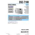SONY DSC-T100 LEVEL2 Service Manual SONY DSC-T100 LEVEL2 Service Manual