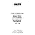 ZANUSSI HM224B Owners Manual ZANUSSI HM224B Owners Manual