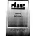 FAURE CCG400W3 Manual de Usuario FAURE CCG400W3 Manual de Usuario